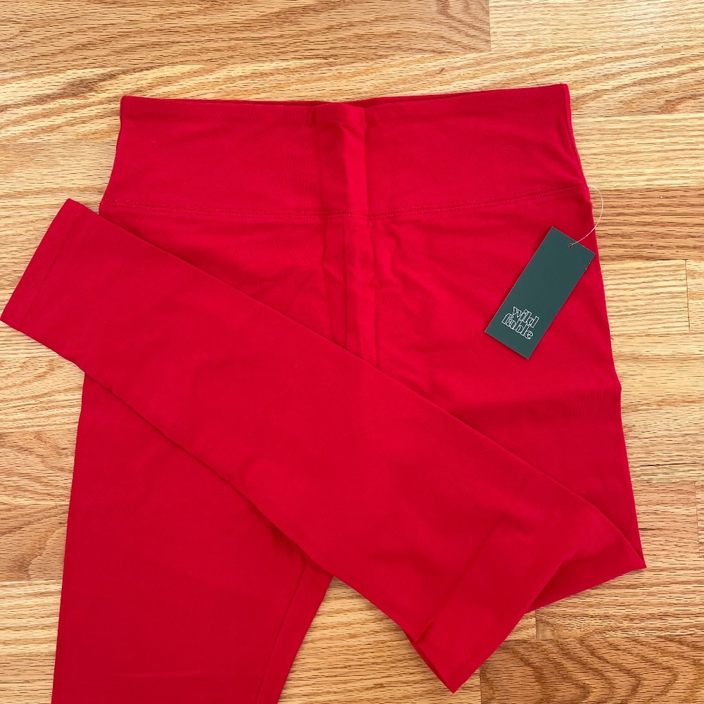 Wild Fable Red Leggings‎ NWT